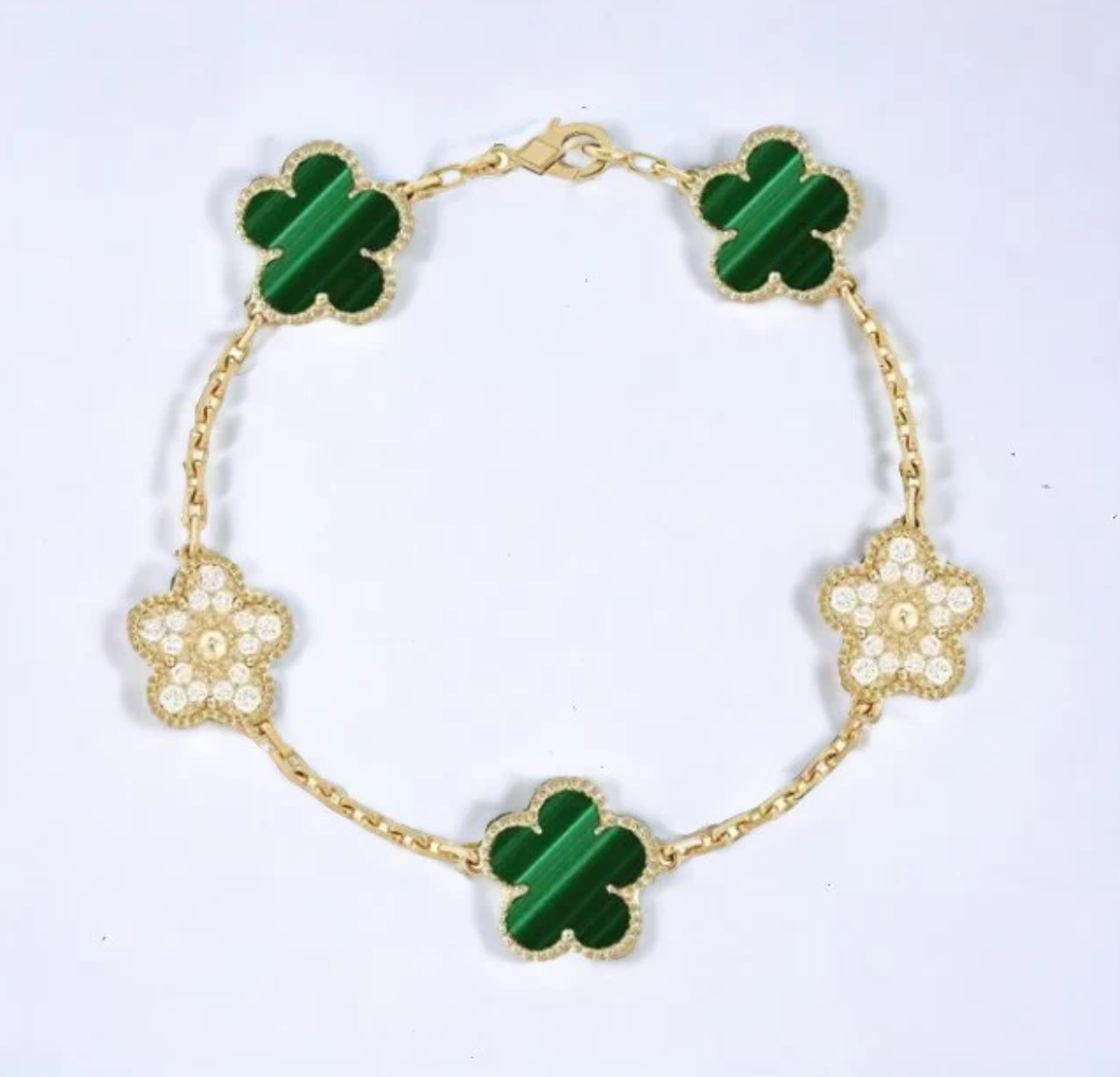 NorLine - Gold-Plated Clover Bracelet