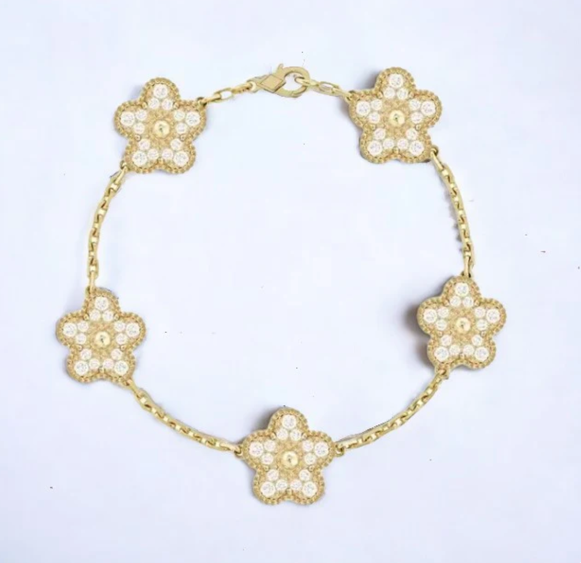 NorLine - Gold-Plated Clover Bracelet