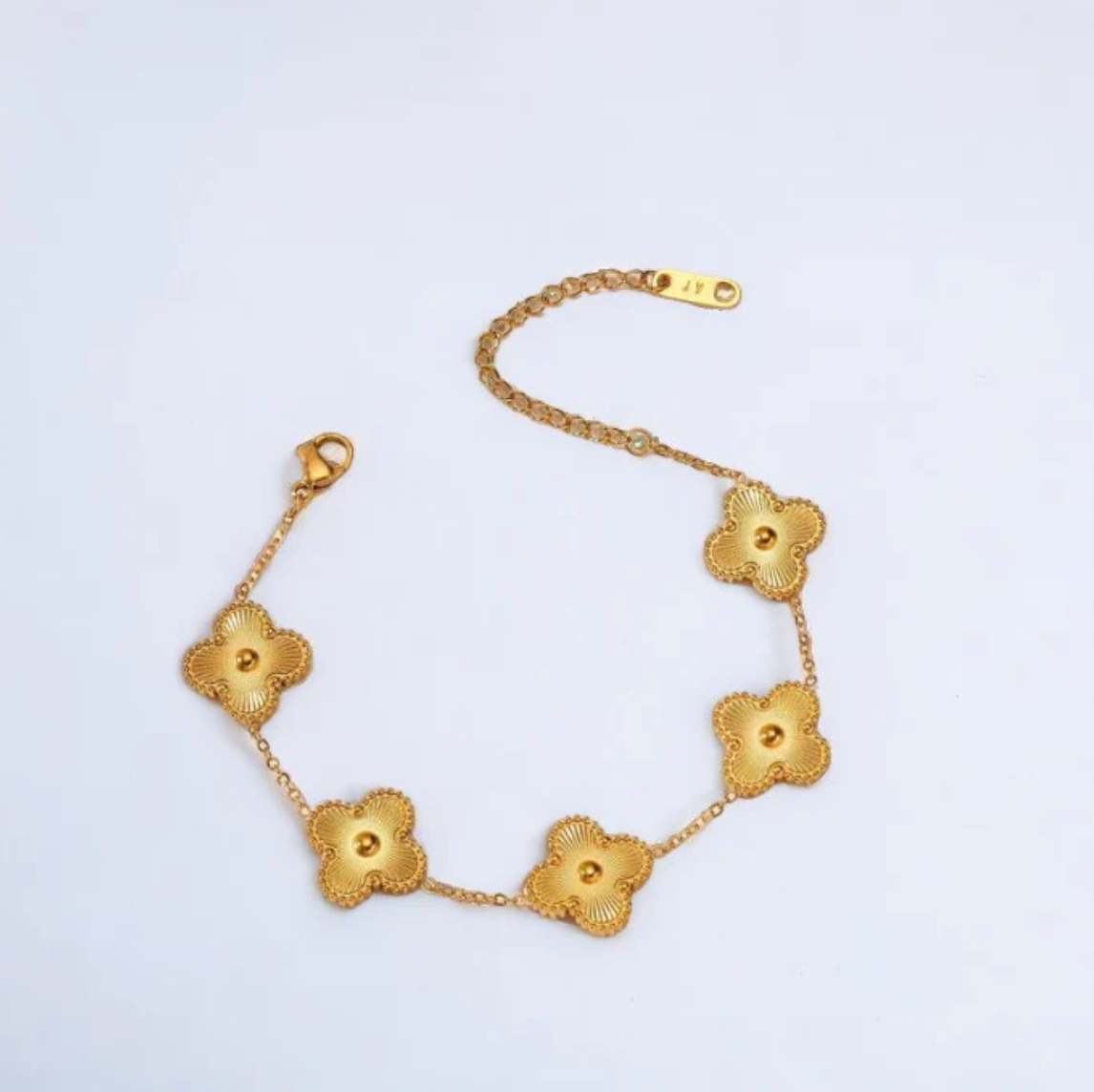 NorLine - Gold-Plated Clover Bracelet