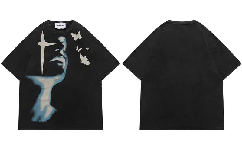 Graphic Baggy T Shirt
