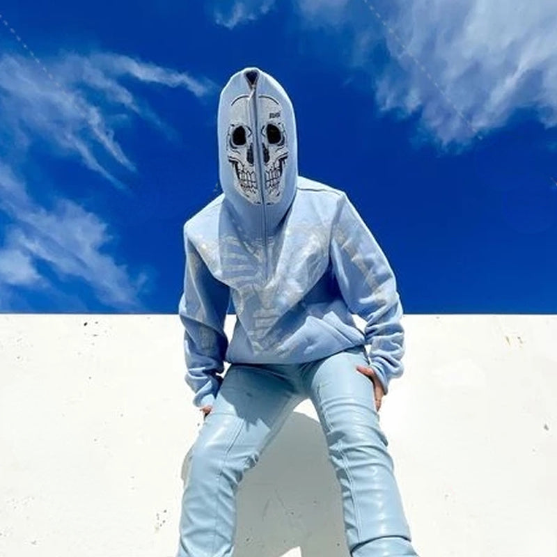 ALTZ - Skull Rhinestone Hoodie