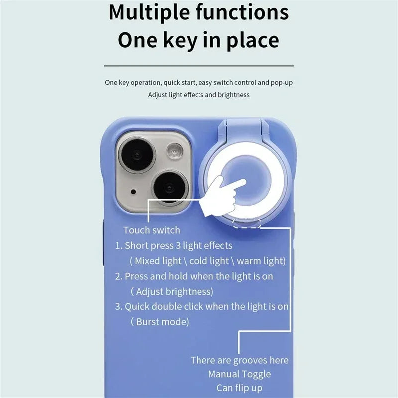 NorLine | GlowSnap Selfie Ring Case
