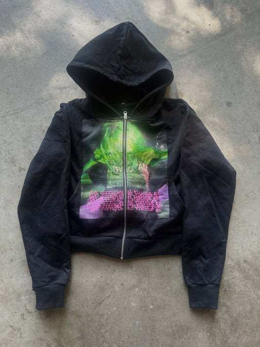 CORRUPTED VISIONS ZIP-UP HOODIE