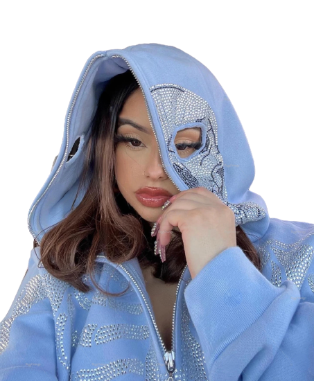 ALTZ - Skull Rhinestone Hoodie
