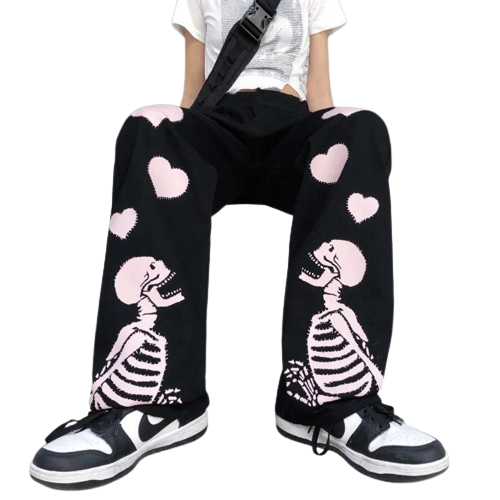 ALTZ - Love Skull Bone Pants