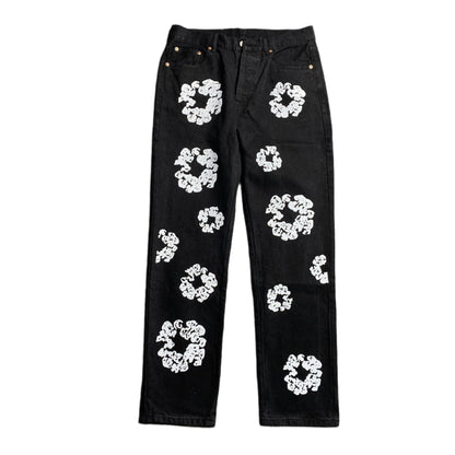 DENIM TEARS x LEVI'S COTTON WREATH JEANS BLACK