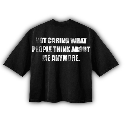Black quote shirt
