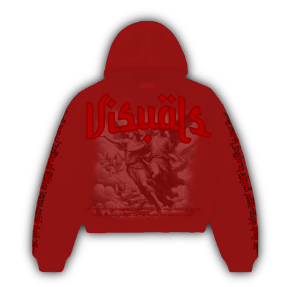 “Guardian angel” red hoodie