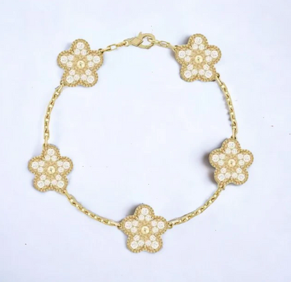 NorLine - Gold-Plated Clover Bracelet