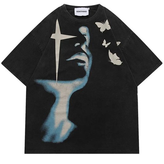 Graphic Baggy T Shirt