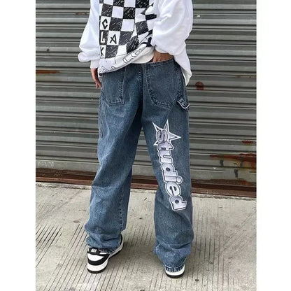 Star Shine Embroidered Jeans