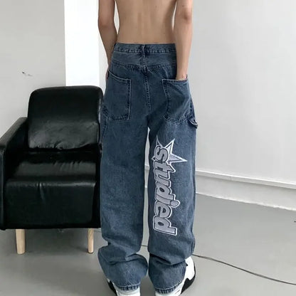 Star Shine Embroidered Jeans